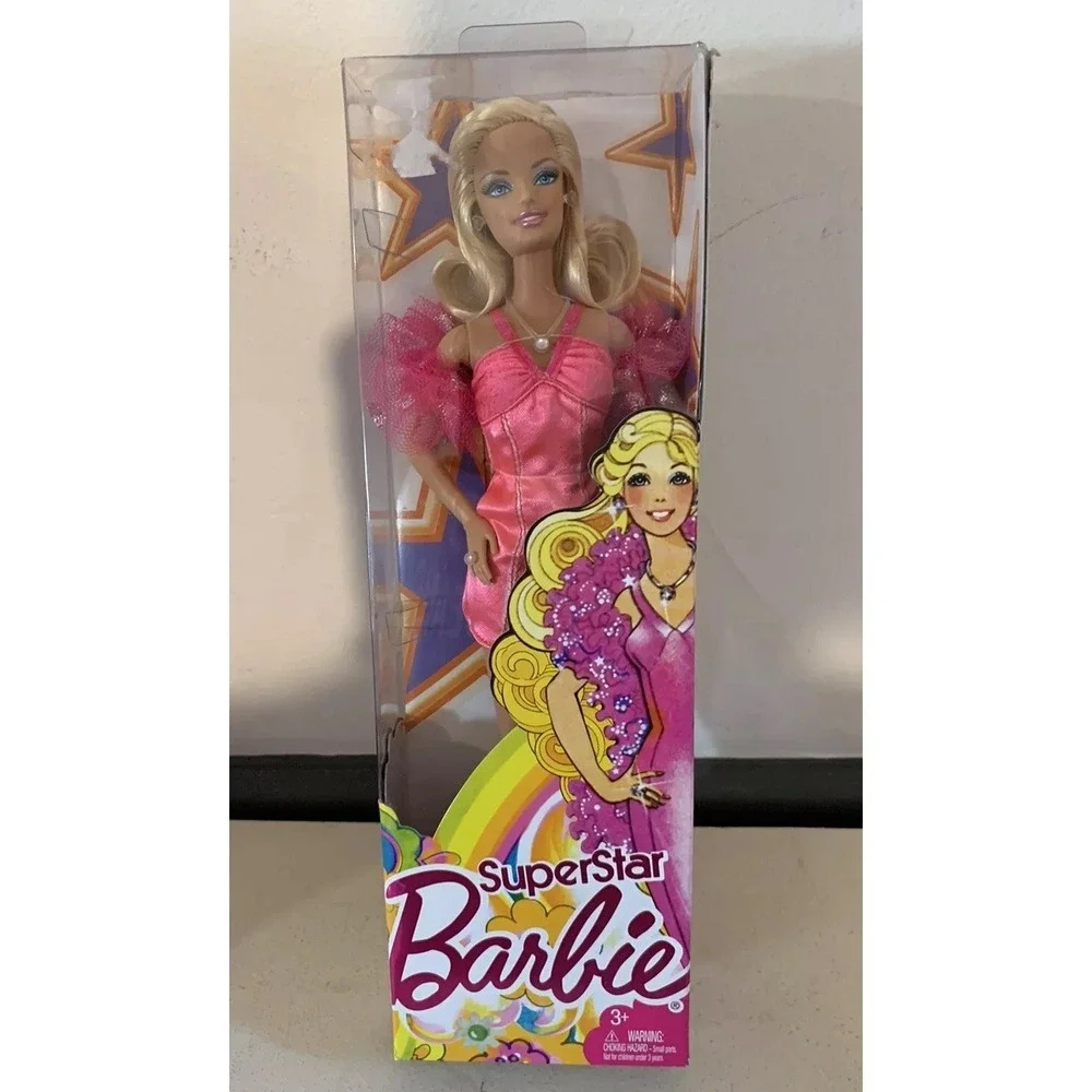 Superstar Barbie 2009 Mattel #T2408 NEW in Box Reproduction Then & Now NRFB